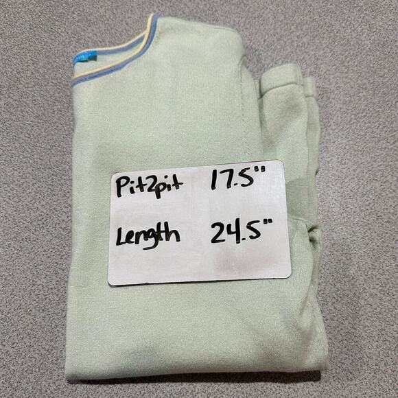 J McLaughlin Sz M Pullover‎ Long Sleeve Sweater Contrasting Trim Neckline Wrists - Picture 6 of 13